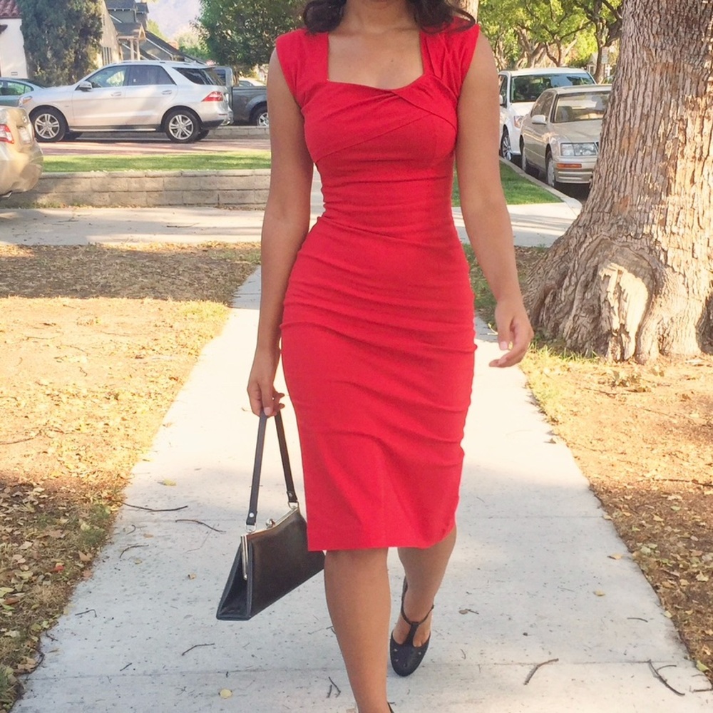 Bettie Page Red Dress